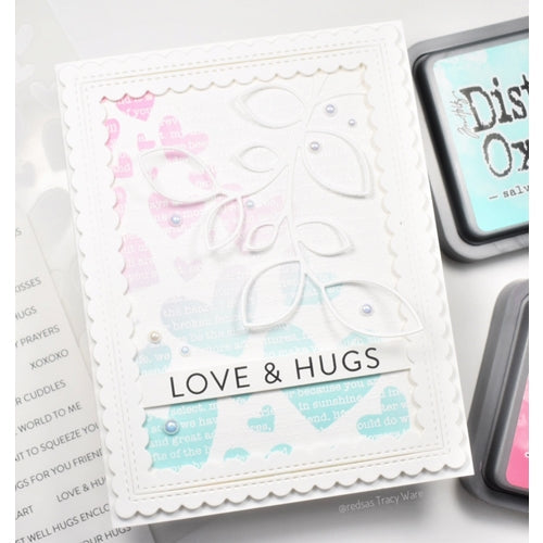 Simon Says Stamp! Simon Says Stamp Stencil FADING HEARTS ssst121538 | color-code:ALT7