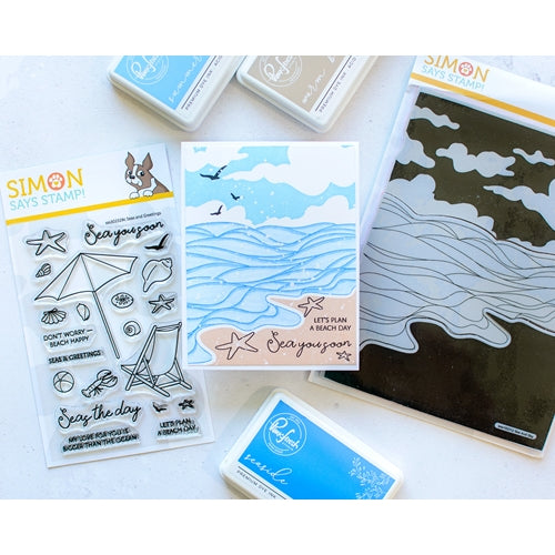 Simon Says Stamp! Simon Says Cling Stamp SEA AND SKY sss102312 | color-code:ALT2