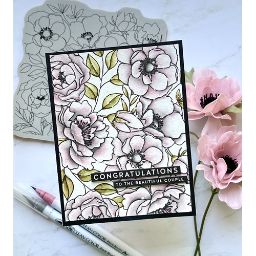Simon Says Stamp! Simon Says Cling Stamp DELICATE OUTLINE FLOWERS sss102305 | color-code:ALT5