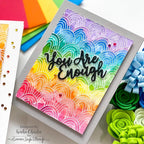 Simon Says Stamp! Simon Says Stamp YOU ARE ENOUGH Wafer Dies sssd112373 | color-code:ALT1