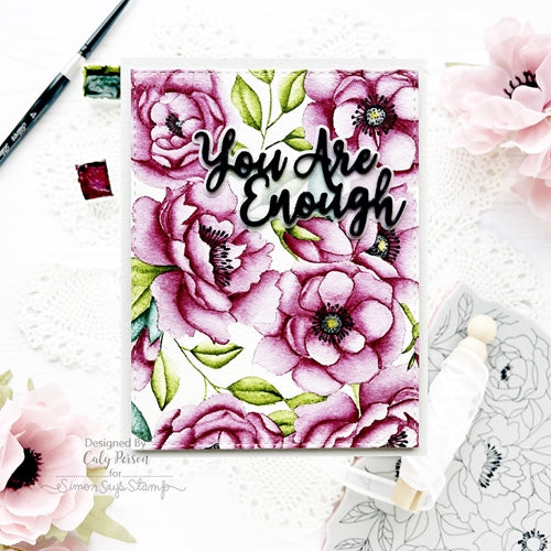 Simon Says Stamp! Simon Says Stamp YOU ARE ENOUGH Wafer Dies sssd112373 | color-code:ALT2
