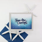 Simon Says Stamp! Simon Says Stamp YOU ARE ENOUGH Wafer Dies sssd112373 | color-code:ALT4