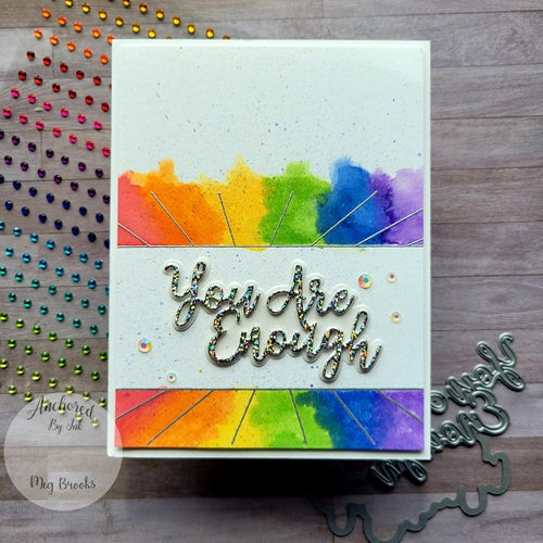 Simon Says Stamp! Simon Says Stamp YOU ARE ENOUGH Wafer Dies sssd112373