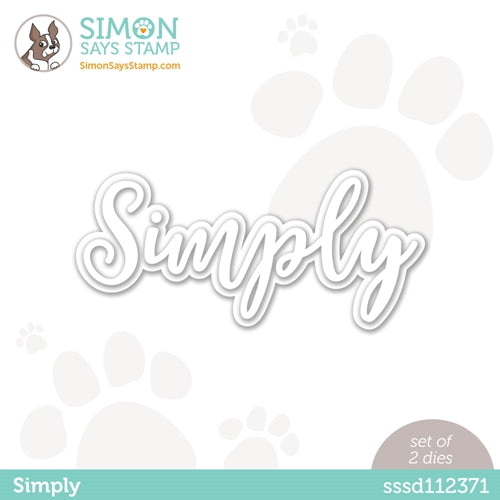 Simon Says Stamp! Simon Says Stamp SIMPLY Wafer Dies sssd112371