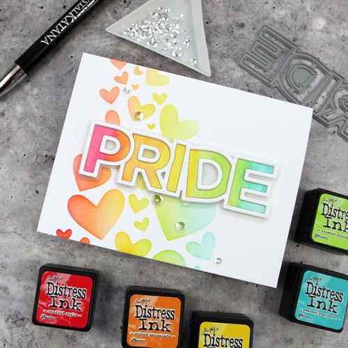 Simon Says Stamp! CZ Design Wafer Dies PRIDE czd138 Rainbows