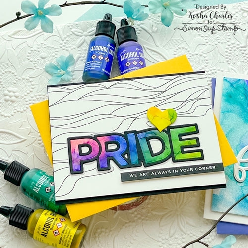 Simon Says Stamp! CZ Design Wafer Dies PRIDE czd138 Rainbows | color-code:ALT6