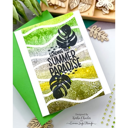 Simon Says Stamp! Simon Says Clear Stamps TROPICAL SILHOUETTES sss202314c *