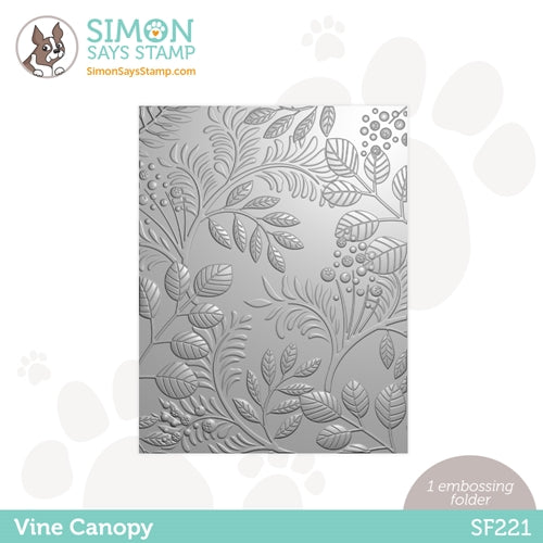 Simon Says Stamp! Simon Says Stamp Embossing Folder VINE CANOPY sf221