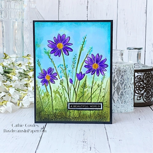Simon Says Stamp! Simon Says Stamp Embossing Folder WILDFLOWER FIELD sf225