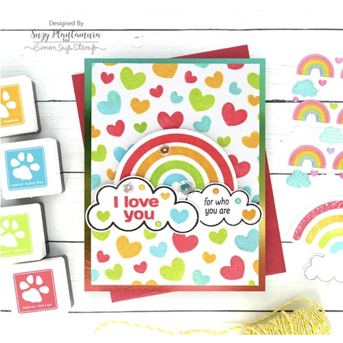Simon Says Stamp! Simon Says Stamp Hybrid Ink Pad Cube Set RAINBOW rb21 Rainbows | color-code:ALT1