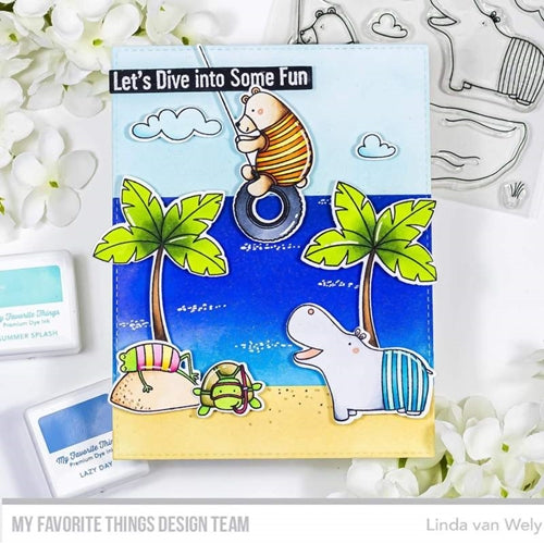 Simon Says Stamp! My Favorite Things SWIMMING HOLE FRIENDS Clear Stamps cs574* | color-code:ALT1