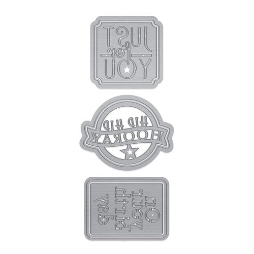 Simon Says Stamp! Tonic HOORAY SUMMER SENTIMENTS Die Set 3605e*