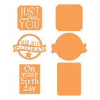 Simon Says Stamp! Tonic HOORAY SUMMER SENTIMENTS Die Set 3605e*