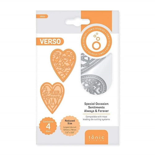 Simon Says Stamp! Tonic ALWAYS AND FOREVER SPECIAL OCCASION SENTIMENTS Die Set 3893e*