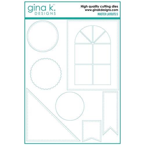 Simon Says Stamp! Gina K Designs MASTER LAYOUTS 5 Die Set 0156 