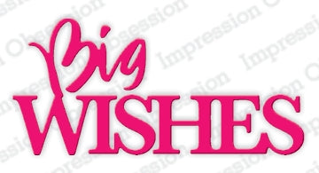 Simon Says Stamp! Impression Obsession BIG WISHES Dies DIE1075 G