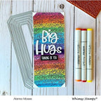 Simon Says Stamp! Whimsy Stamps SCRIBBLES BACKGROUND Cling Stamp DDB0059*