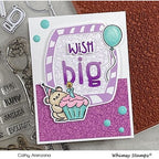 Simon Says Stamp! Whimsy Stamps SCRIBBLES BACKGROUND Cling Stamp DDB0059*