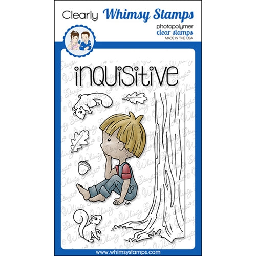 Simon Says Stamp! Whimsy Stamps POLKA DOT PALS ZACHARY Clear Stamps BS1028*