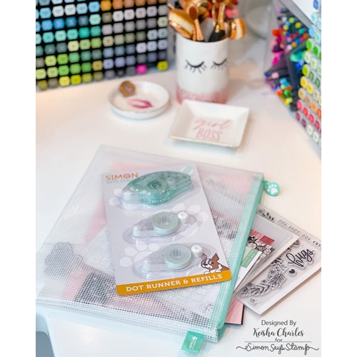 Simon Says Stamp! Simon Says Stamp Tape DOT RUNNER AND 2 REFILLS Adhesive st0003 | color-code:ALT1