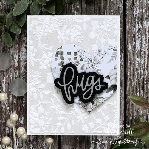 Simon Says Stamp! Simon Says Stamp Embossing Folder BLOSSOM FIELD sf219 | color-code:ALT1