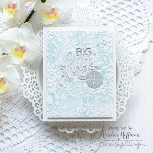 Simon Says Stamp! Simon Says Stamp Embossing Folder BLOSSOM FIELD sf219 | color-code:ALT3