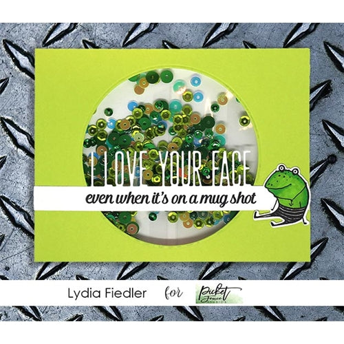 Simon Says Stamp! Picket Fence Studios DROP BY TO SAY CROAK Clear Stamps a154*