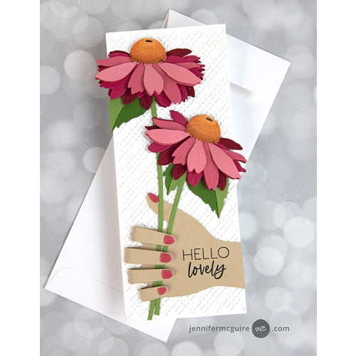 Simon Says Stamp! Honey Bee LOVELY LAYERS CONEFLOWER Dies hbdsllcf | color-code:ALT02