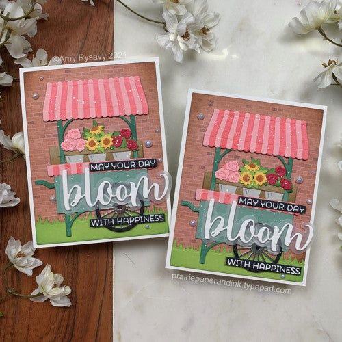 Simon Says Stamp! Honey Bee MARKET CART Stencil hbsl085 | color-code:ALT03