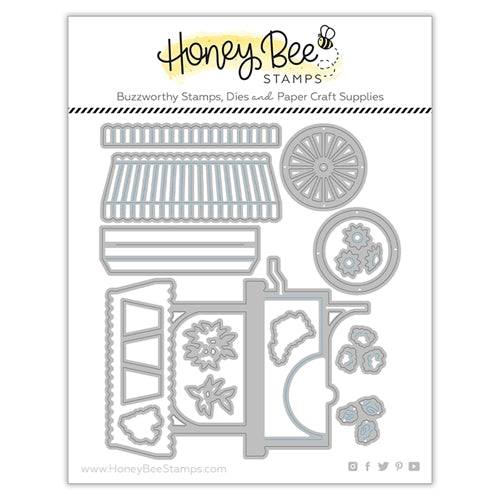Simon Says Stamp! Honey Bee MARKET CART BUILDER Dies hbdsmktcb