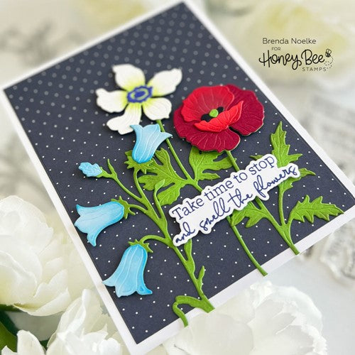 Simon Says Stamp! Honey Bee MY FAVORITE FLOWER Clear Stamp Set hbst339 | color-code:ALT08