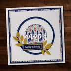 Simon Says Stamp! Paper Rose HAPPY CIRCLE WITH RAYS DETAIL Die 21321*