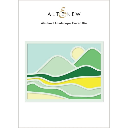 Simon Says Stamp! Altenew ABSTRACT LANDSCAPE Cover Die ALT6216