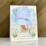 Simon Says Stamp! Papertrey Ink BETTER AT THE BEACH Clear Stamps 1296