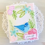 Simon Says Stamp! Papertrey Ink SIDEWALK CHALK FLOWERS Clear Stamps 1299*