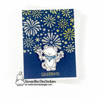 Simon Says Stamp! Newton's Nook Designs FIREWORKS Stencils NN2106T01