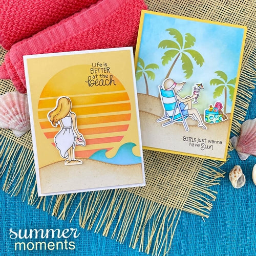 Simon Says Stamp! Newton's Nook Designs SUMMER MOMENTS Clear Stamps NN2106S02