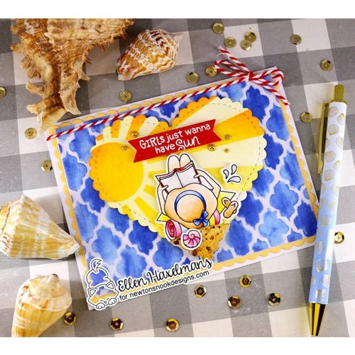 Simon Says Stamp! Newton's Nook Designs SUMMER MOMENTS Clear Stamps NN2106S02