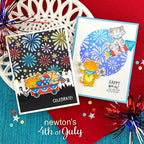 Simon Says Stamp! Newton's Nook Designs NEWTON'S 4TH OF JULY Clear Stamps NN2106S03