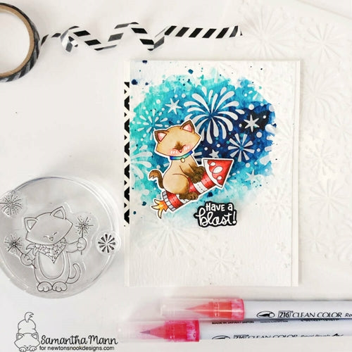 Simon Says Stamp! Newton's Nook Designs NEWTON'S 4TH OF JULY Clear Stamps NN2106S03