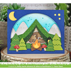 Simon Says Stamp! Lawn Fawn MOUNTAIN Stencil lf2627