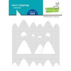 Simon Says Stamp! Lawn Fawn MOUNTAIN Stencil lf2627