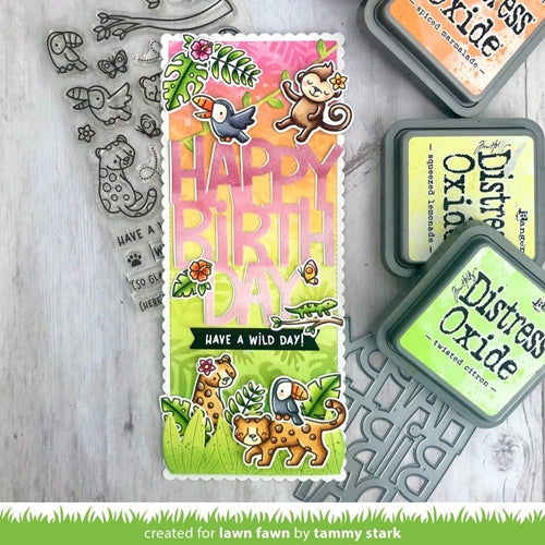 Simon Says Stamp! Lawn Fawn TROPICAL VINE BORDERS Die Cuts lf2616