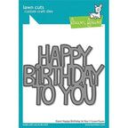 Simon Says Stamp! Lawn Fawn GIANT HAPPY BIRTHDAY TO YOU Die Cut lf2613