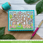 Simon Says Stamp! Lawn Fawn GIANT HAPPY BIRTHDAY TO YOU Die Cut lf2613