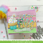 Simon Says Stamp! Lawn Fawn GIANT HAPPY BIRTHDAY TO YOU Die Cut lf2613