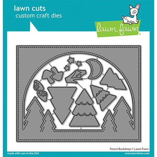 Simon Says Stamp! Lawn Fawn FOREST BACKDROP Die Cuts lf2611
