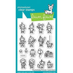 Simon Says Stamp! Lawn Fawn TINY BIRTHDAY FRIENDS Clear Stamps lf2601