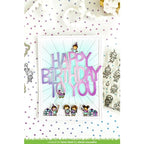 Simon Says Stamp! Lawn Fawn TINY BIRTHDAY FRIENDS Clear Stamps lf2601