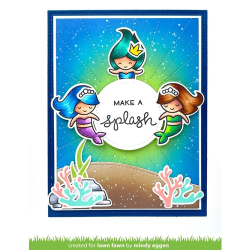 Simon Says Stamp! Lawn Fawn MERMAID FOR YOU FLIP-FLOPS Clear Stamps lf2595 | color-code:ALT1